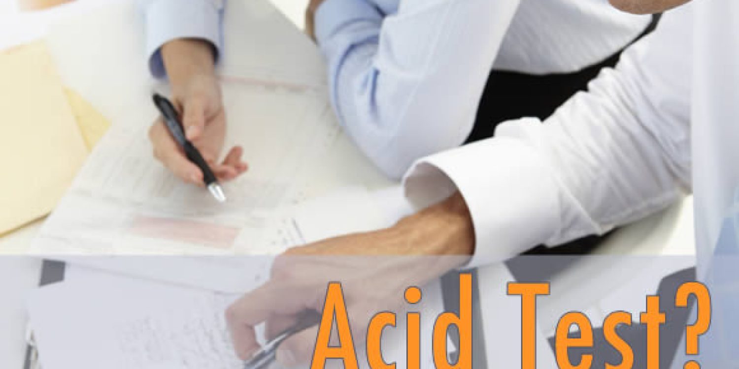 Business Owners and Acid Test